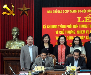 HỘI NGHỊ GIAO BAN CÔNG TÁC CẢI CÁCH TƯ PHÁP NĂM 2015 VÀ KÝ KẾT CHƯƠNG TR ...